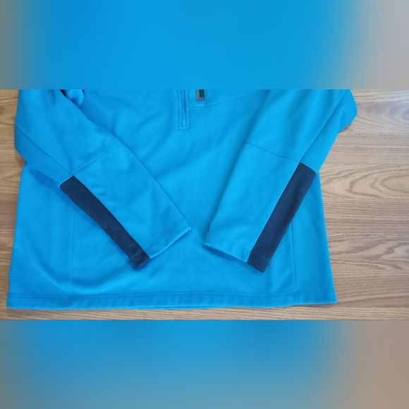 The North Face Quarter Zip Men's Size XL Pullover Jacket Blue Polyester - Picture 4 of 8